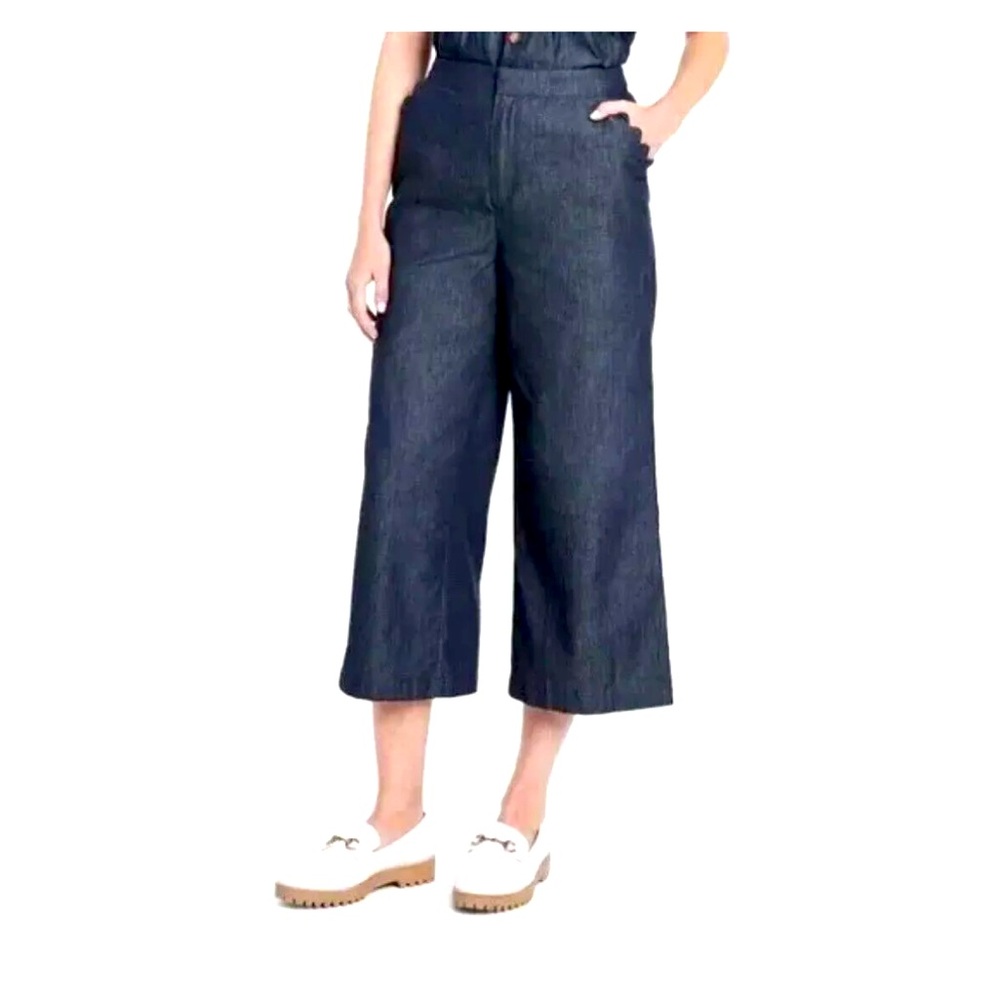 Target Indigo Wide-Leg Denim Pants